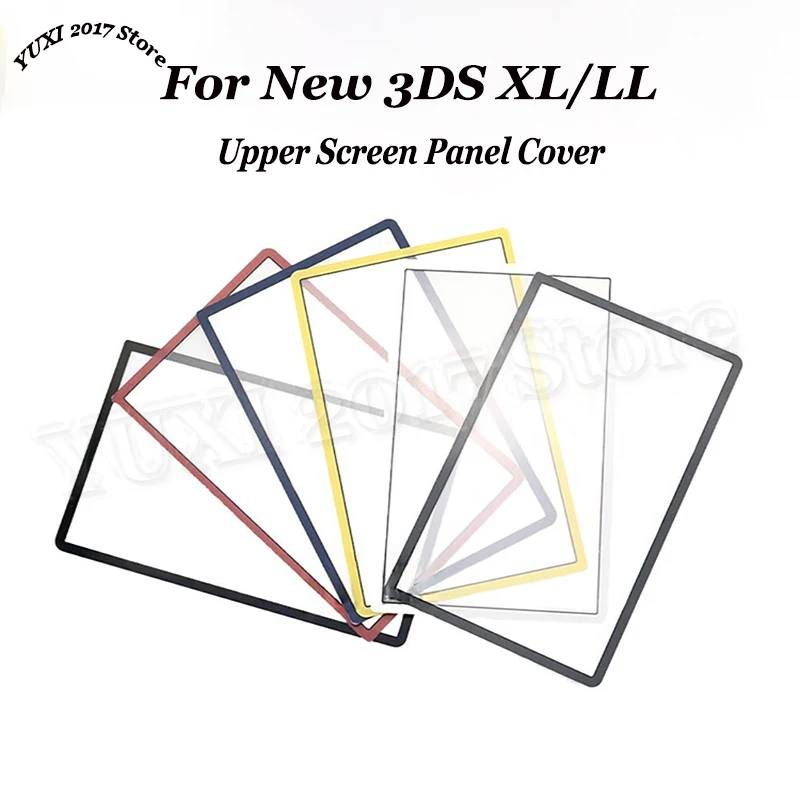 1/2 Stück Kunststoff-Display-Abdeckung, geeignet für das Bildschirmobjektiv auf dem neuen 3DS XL/LL-Gehäuse