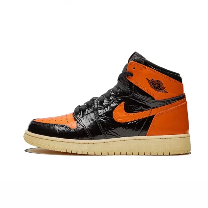 Nike Air Jordan 1 Men's and Women's high heel Basketball Shoes Fashion Versatile Outdoor Sports Shoes