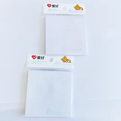 2Pcs AIHAO SN1684 Rilakkuma Pad Notizen Sticky Note Ahesive Kawaii Memo Pads Büro Schule Schreibwaren