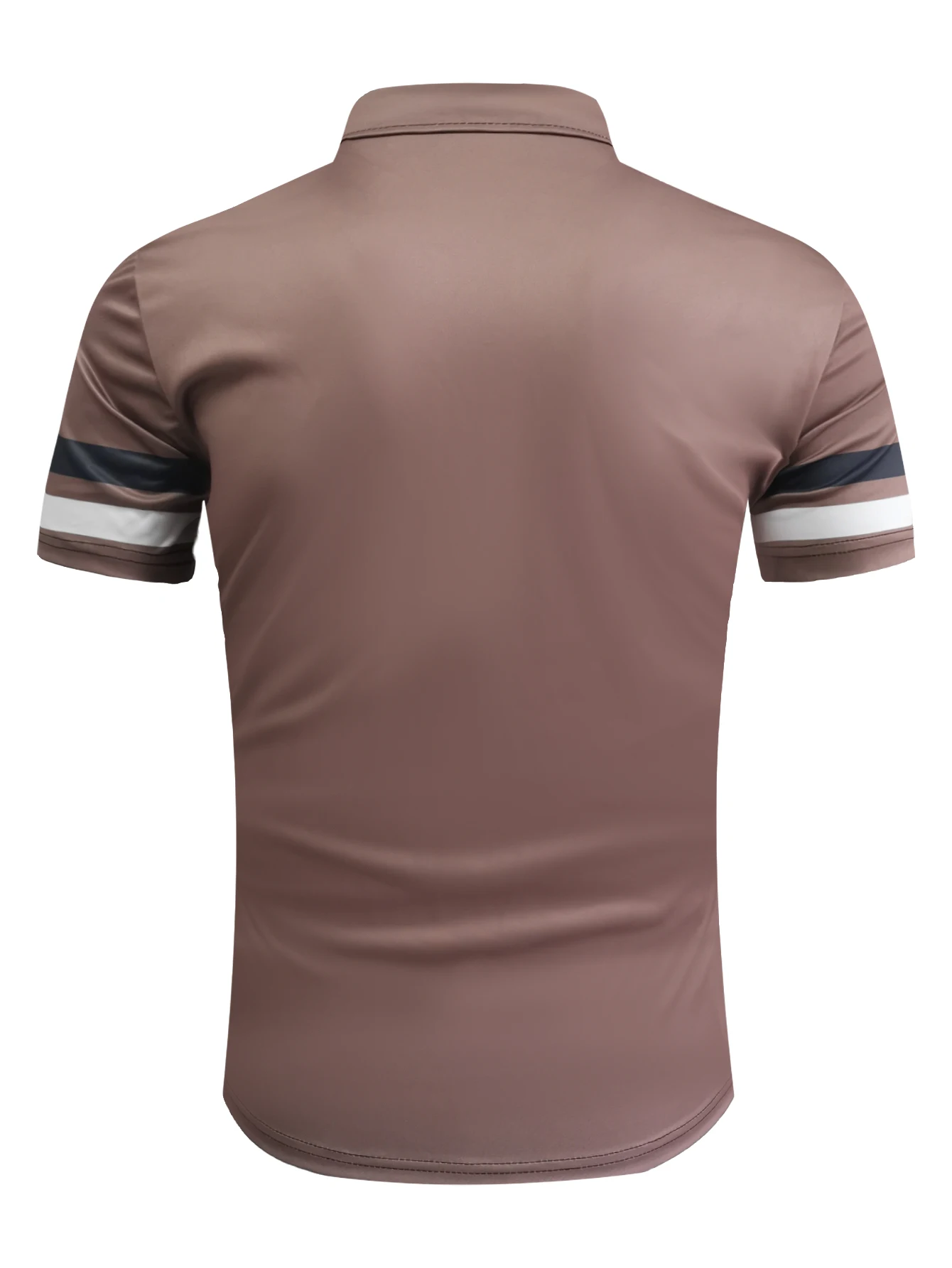 New men's short sleeved polo, men's outdoor leisure polo