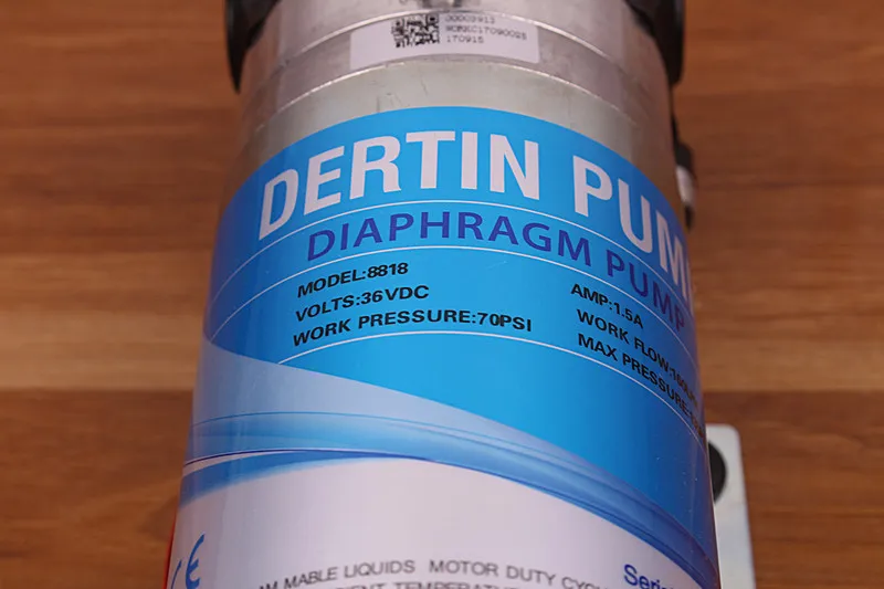 400gpdปั๊มไดอะแฟรม36V DC RO Boosterปั๊มสูญญากาศชิ้นส่วนกรองน้ำระบบReverse Osmosisเพิ่มความดัน