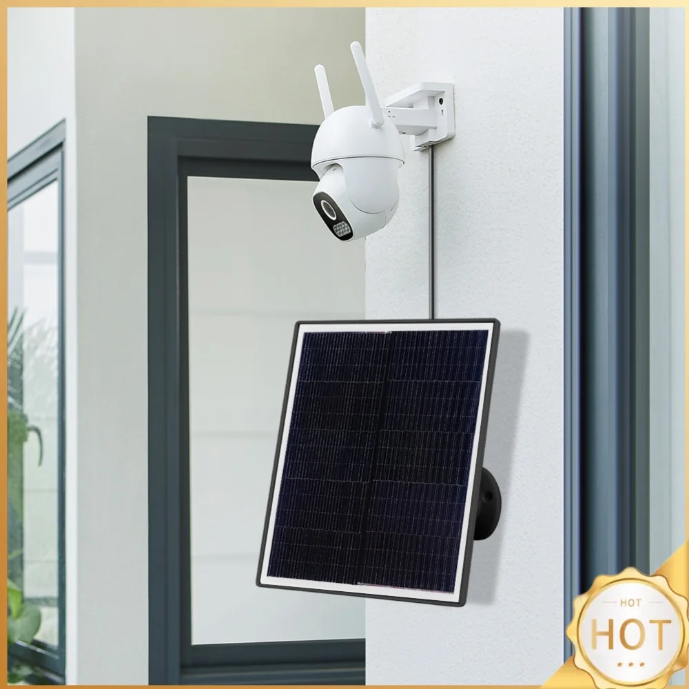 6W 5V Shingled Solar Panel 24% Efficiency Solar Charging Panel Micro USB & USB-C Port IP65 Waterproof for Phone iPad Outdoor Use