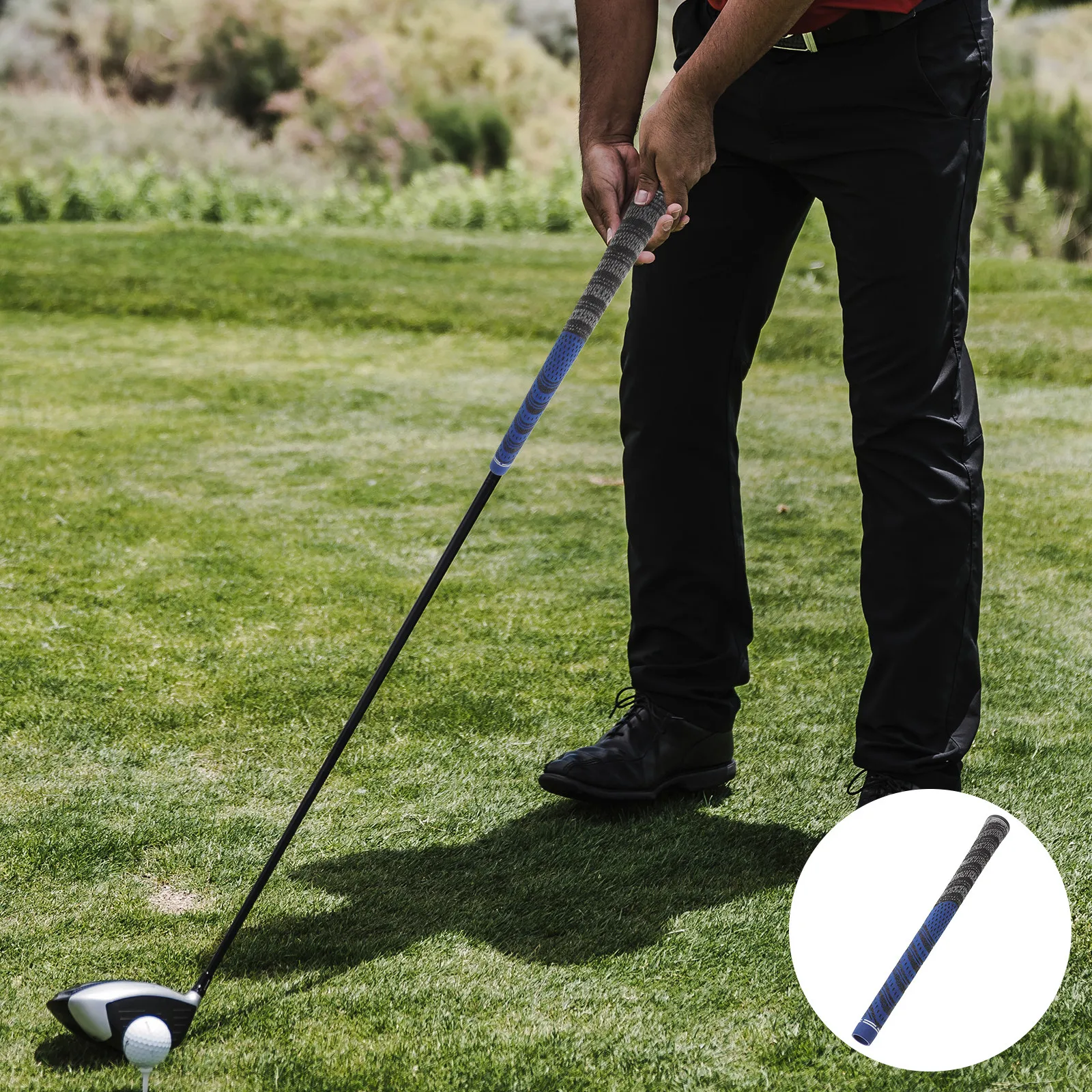 

Рукоятка для гольфа - 1 шт., высококачественная резиновая рукоятка для максимального контроля - эргономичный дизайн для снижения усталости рук.