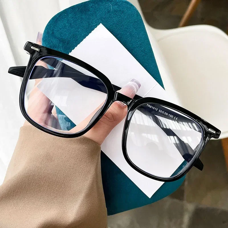 Luxury Blue Light Blocking Myopia Glasses Women Men's Minus Diopter Eyewear Fashion Near-sighted Glasses Prescription Eyeglasses image 2