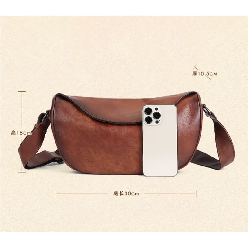 MOTAORA Handmade Shoulder Bag For Women New Top Layer Cowhide Dumpling Commuting High-end Handbags For Woman Luxury Designer Bag