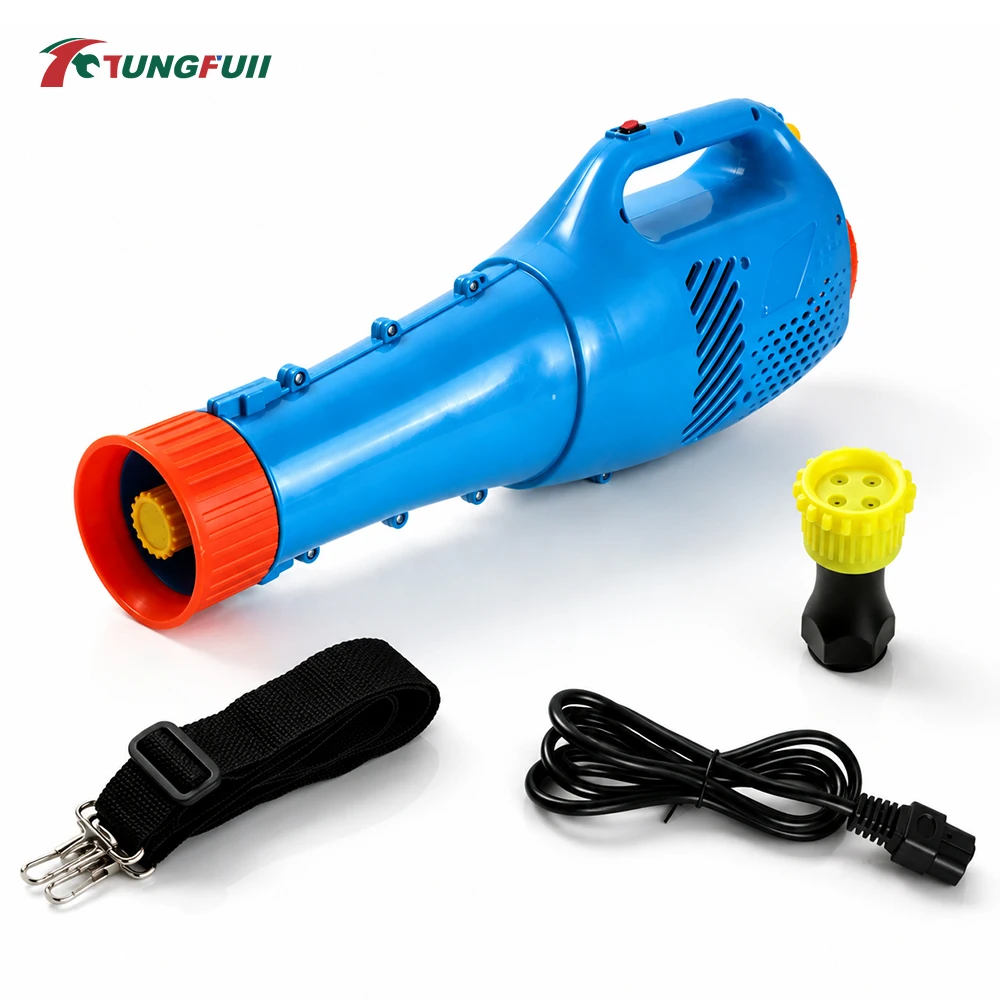 TUNGFULL Electric Fogger Sprayer Handheld Atomizer 9000RPM Long Range Mist Blower for Garden Greenhouse Disinfection