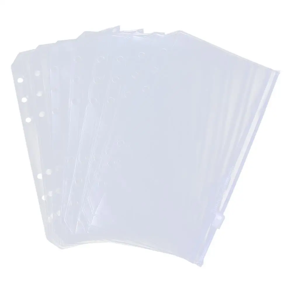 Zipper Notebook para Orçamento, Marble Binder, Budget Planner, 6 Ring Binder, A6 Notebook