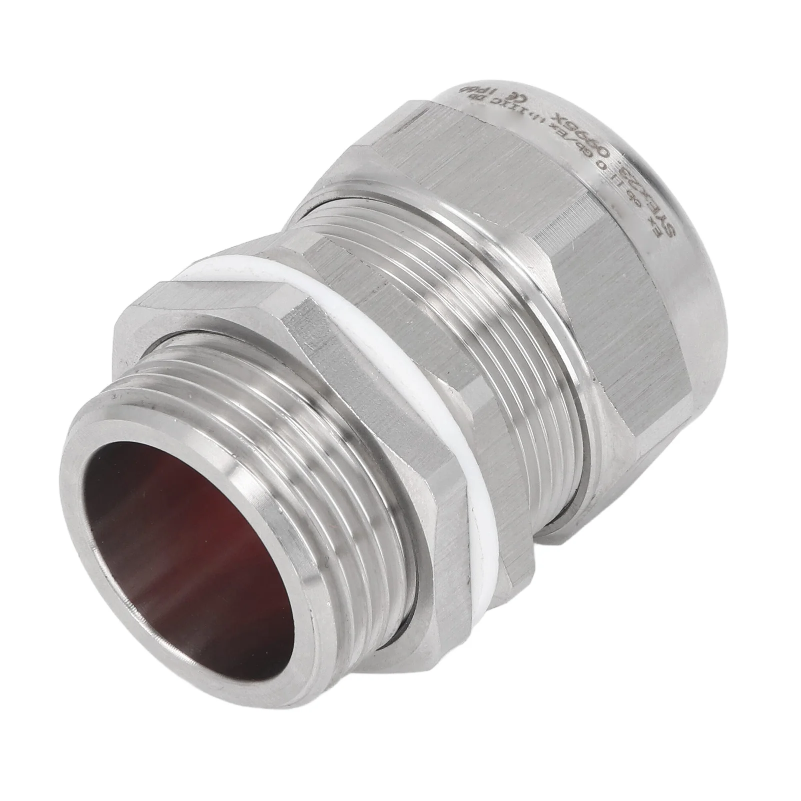 1Pc Kabelwartel Connector IP66 Waterdicht Dubbele Afdichting 304 Roestvrij Stalen Kabel Vastklemmen Wartel Protector G1 M32 NPT 1 Inch