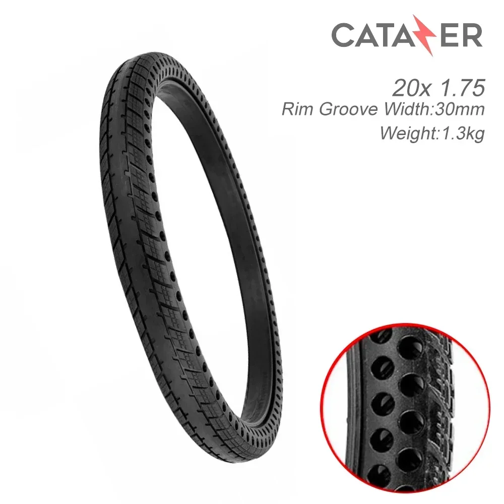 

20Inch 20 X 1.75/1.5/1.95 Honeycomb Tire Non-pneumatic Airless Ever Tyre Perforated Shock Absorbing Solid Tires