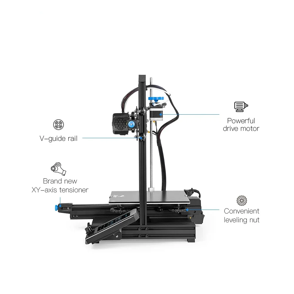 High Quality Ender-3 V2 3d printer with glassbed silent printing excellent 3d printer kit