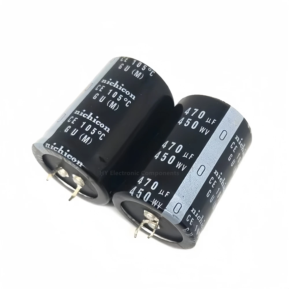 2PCS 450v470uf 30x50 35x50 35x45 35x40mm Aluminum Electrolytic Capacitor Filter Condenser For Audio Amplifier 20% 450V 470uf