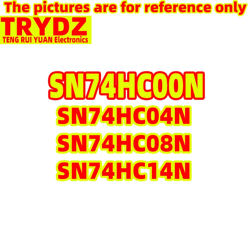 20pcs 100% New 74HC00 74HC04 74HC08 74HC14 SN74HC00N SN74HC04N SN74HC08N SN74HC14N DIP14