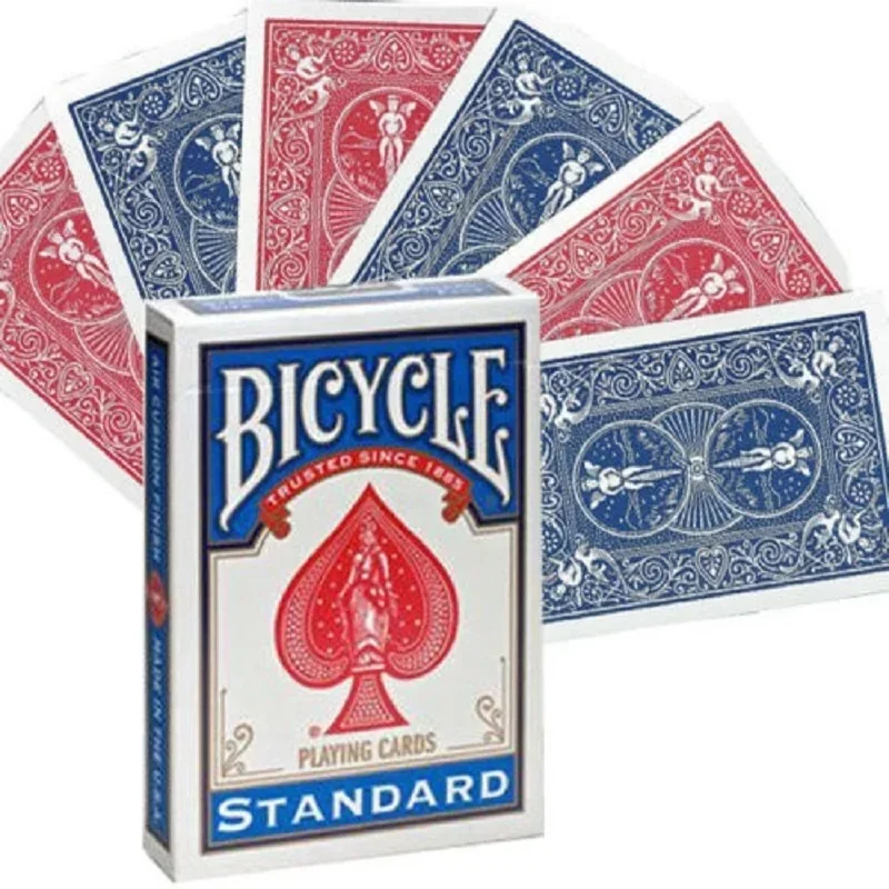 Bicycle Double Back Deck Red&Blue Back Playing Cards Gaff Magic Cards Close Up Stage Magic Tricks for Magician