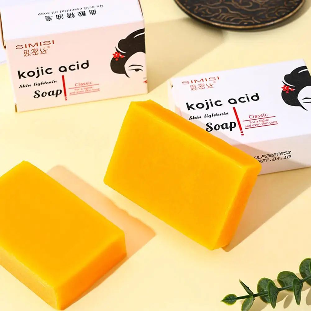 Kojic Acid Soap For Face & Body Skin Whitening Brightening Cleansing Soap Moisturizing Exfoliating Dark Spot Treatment Soap