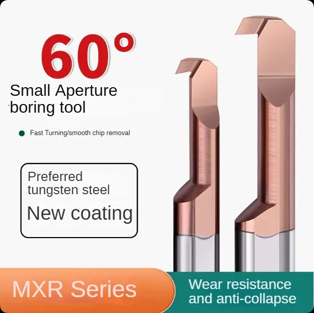 

Whole tungsten steel SBXR inner hole hook tool MXR small hole boring tool shockproof micro inner hole turning reverse pull tool