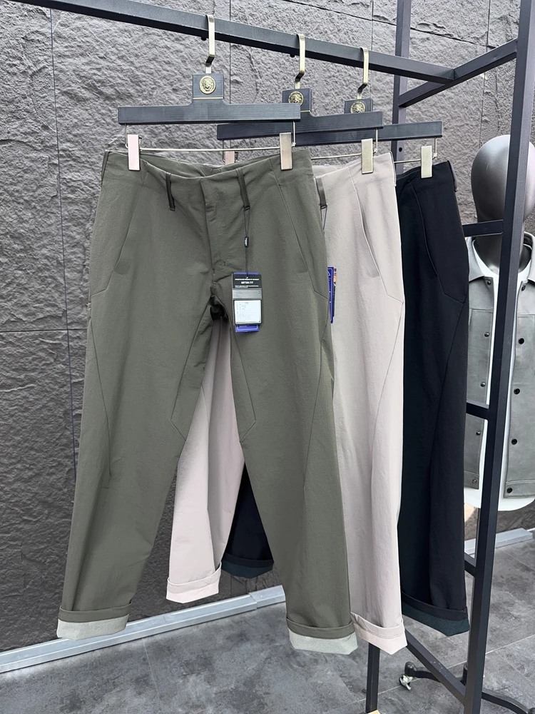 

Men's Outdoor Spring Summer Breathable Waterproof Slim Straight Leg Casual Pants Pure Color Pampa& Casual Trousers