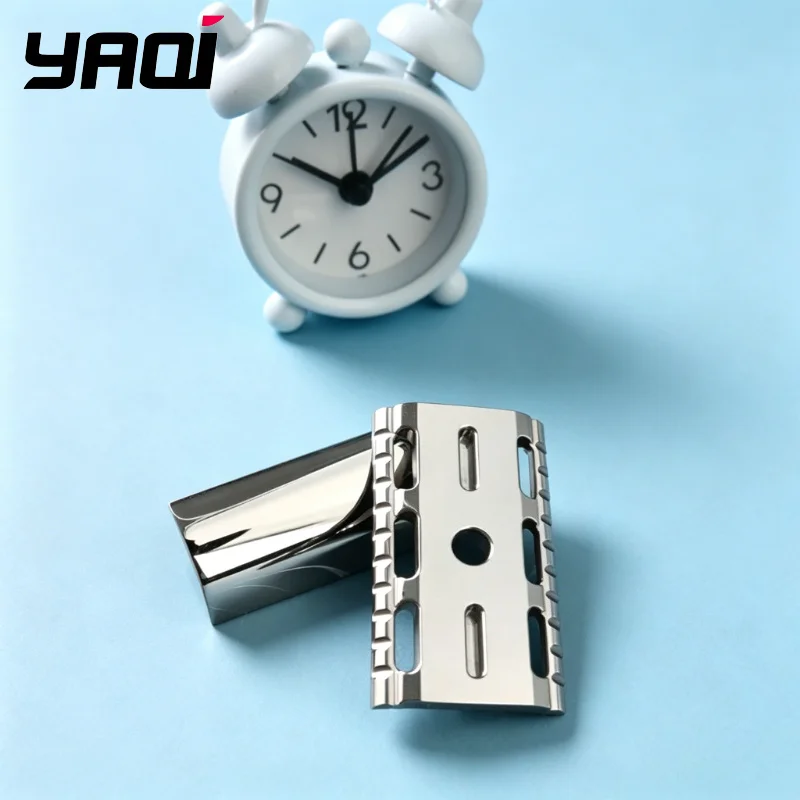 2026-hot-sale！yaqi-thalia-316-stainless-steel-polished-men-safety-razor-head-hypoallergenic-for-sensitive-skin-smooth-shave