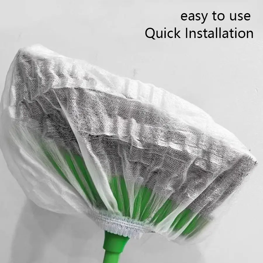 100pcs，Disposable broom cover, ground hair cleaning cover, crevice dust adsorption cleaning tool