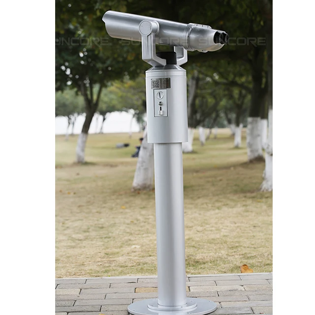 Top Quality Binoculars 25x100 Coin Operated Telescopes Used in Scenic Area