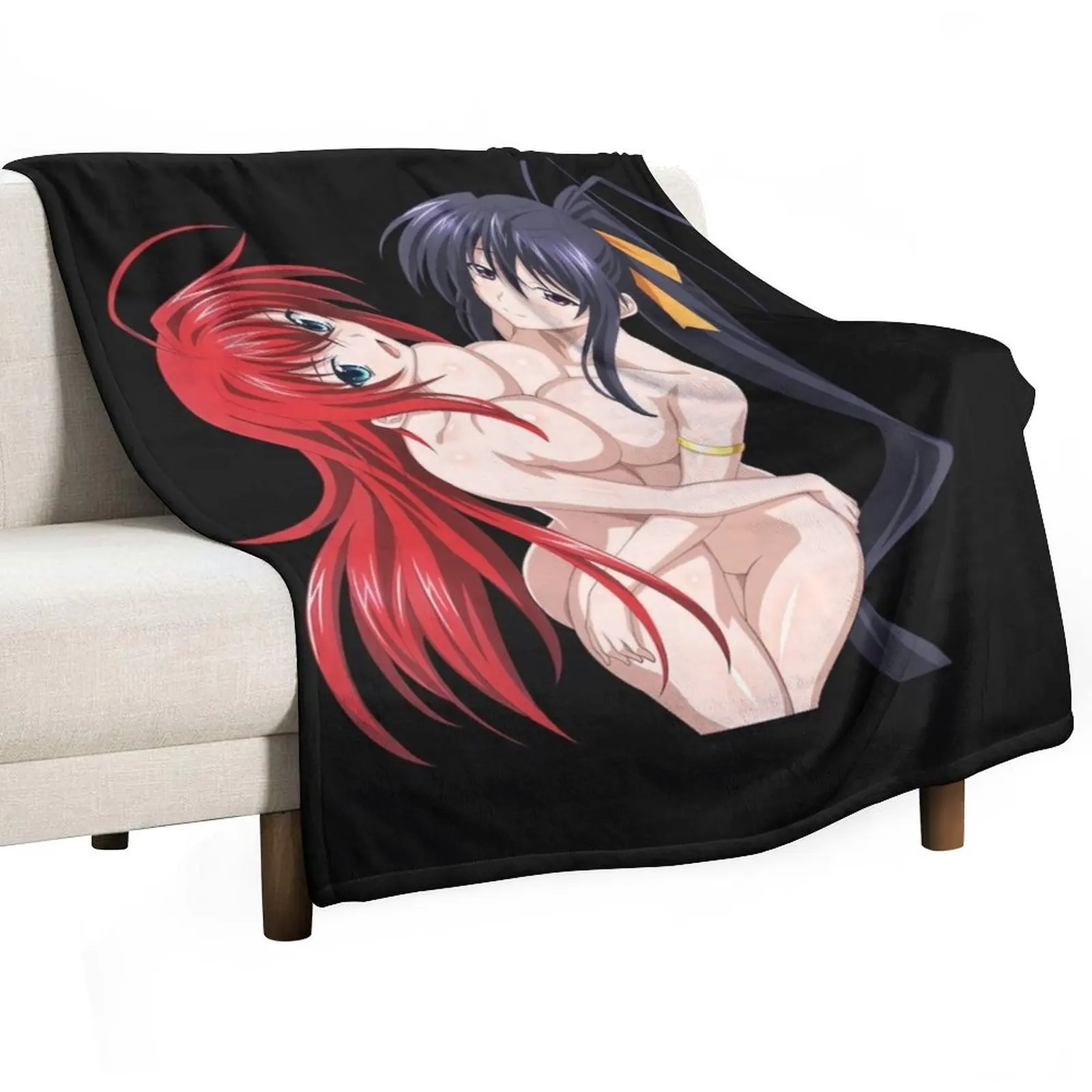 

Akeno Himejima sexy hentai anime Rias Gremory High School DxD. Sticker Throw Blanket bed plaid Hairys halloween Beach Blankets