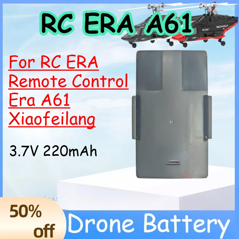 

3.7V 220mAh Drone Battery for RC ERA Remote Control Era A61 Xiaofeilang Helicopter Simulation Helicopter