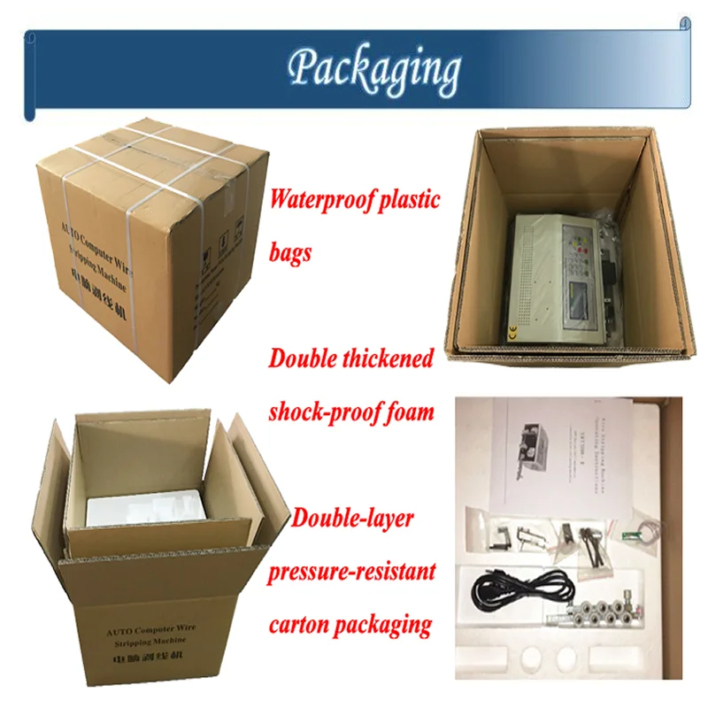 SWT508-PX2 220V 110V Peeling Stripping Cutting Machine Computer automatic wire strip stripping and bending machine