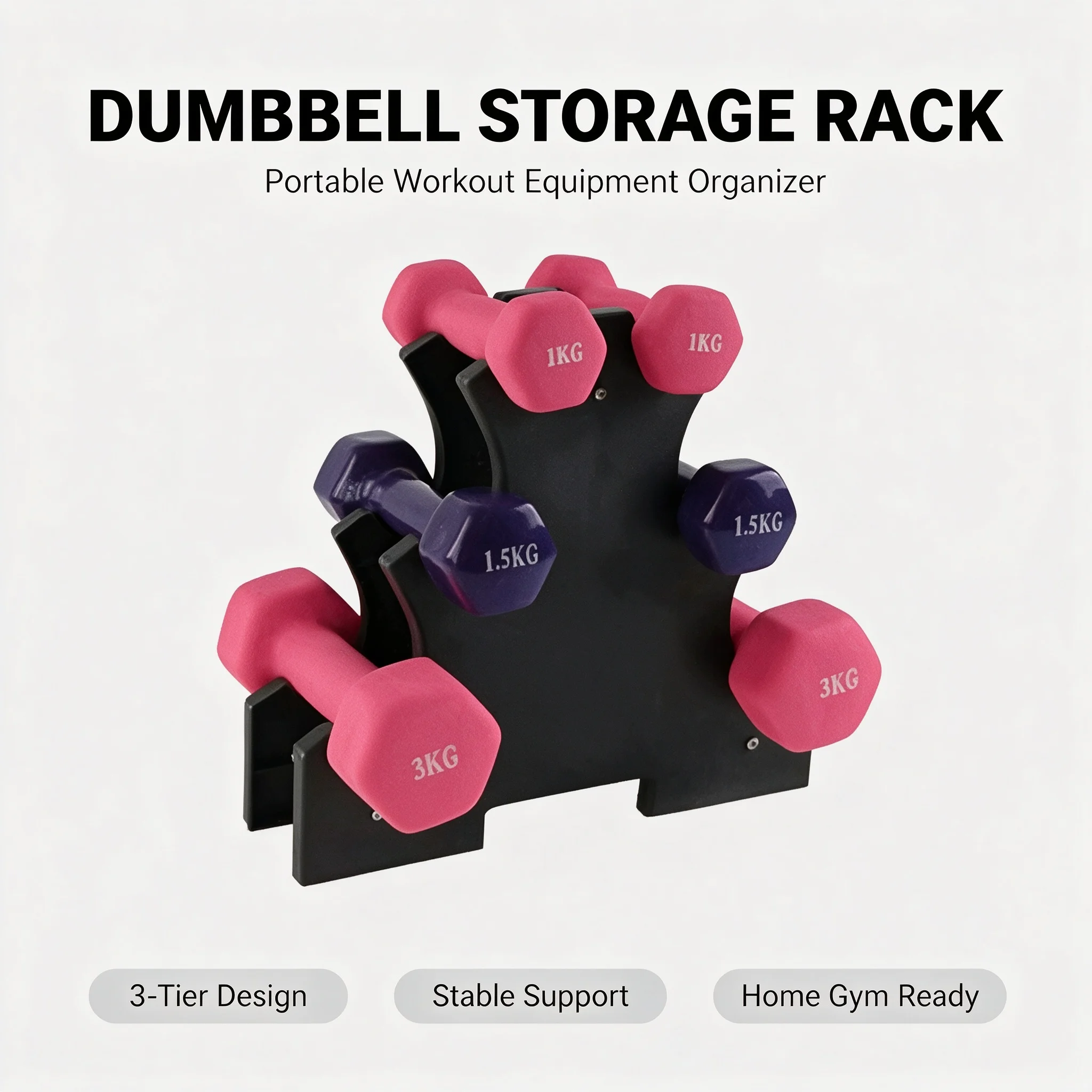 Suporte Portátil para Halteres - Home Gym For Small Spaces avaliação e preço