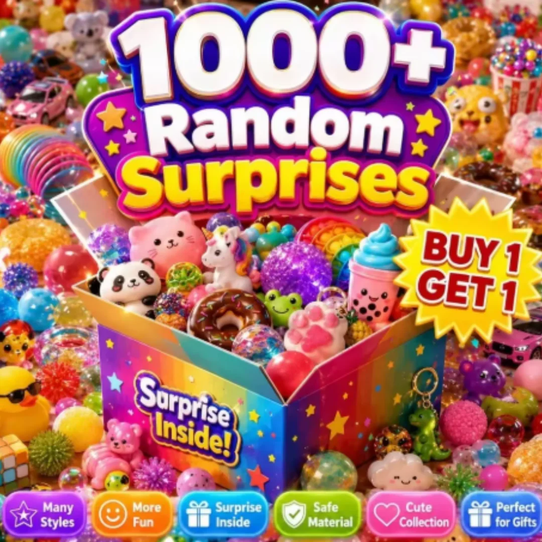 1000+Pieces/Kinds Assorted Squishy Figures Blind Box Surprise Toys Slow Rising Soft Fidget Squeeze Stress Relief Toy Random 1pcs