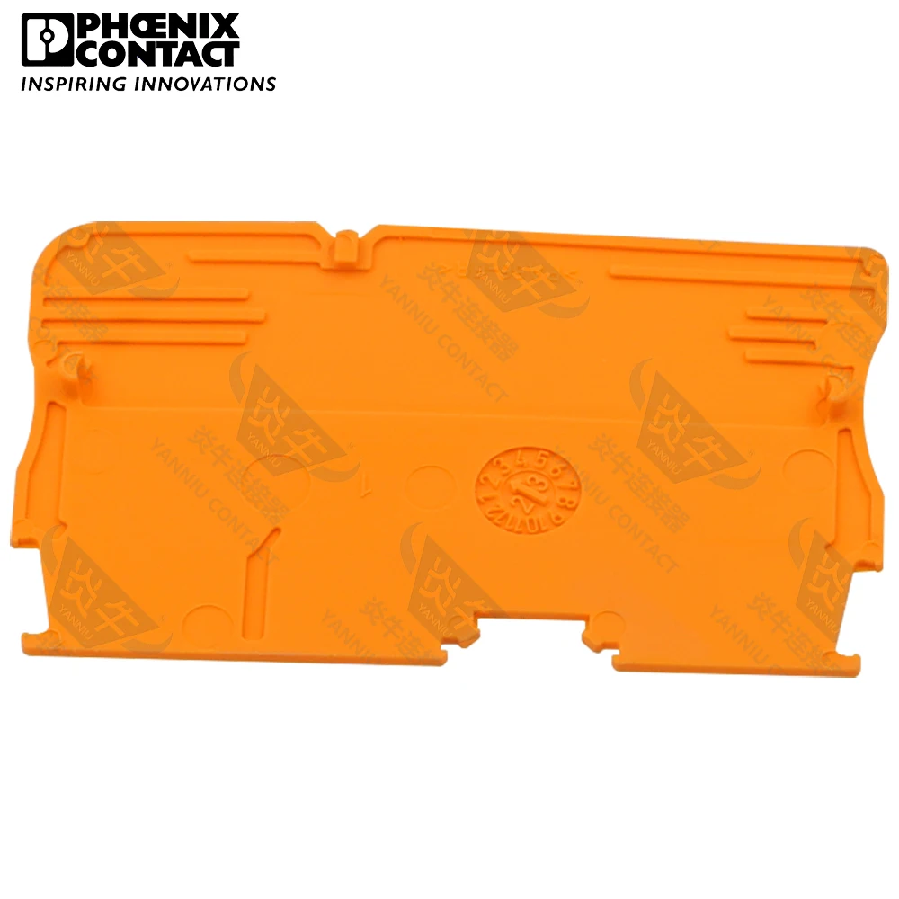 Phoenix Contact PLUG-IN Din Rail Screwless Terminal Blocks D-ST 2.5-0.8 OG 3030511 Accessories End Cover For PT 2.5 3209510
