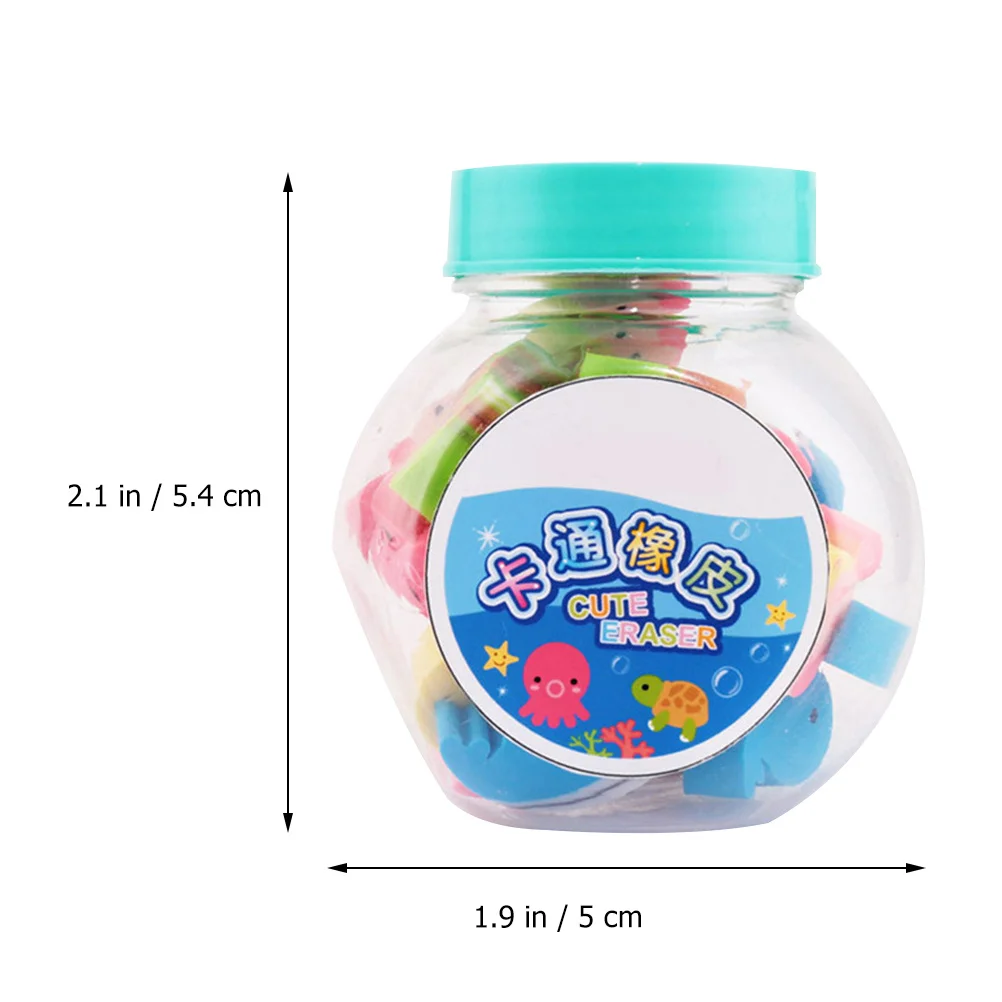 3 latas mini borracha design criativo dos desenhos animados para uso de escritório escolar lápis borracha linda papelaria