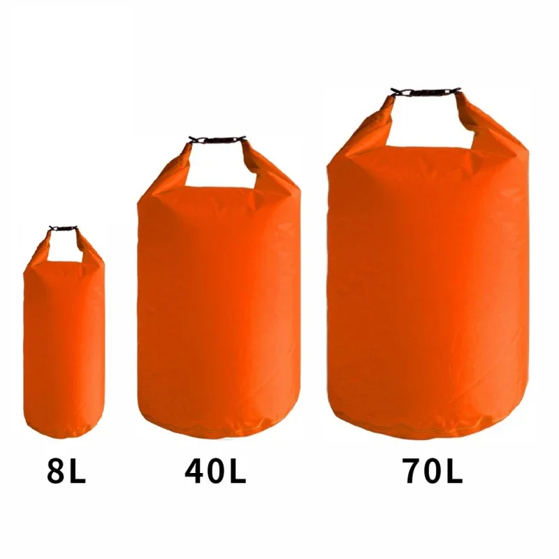 3 Pcs/Bag 8L 40L 70L Waterproof Dry Bag Sack Swimming Rafting Kayaking River Trekking Floating Canoing Boating