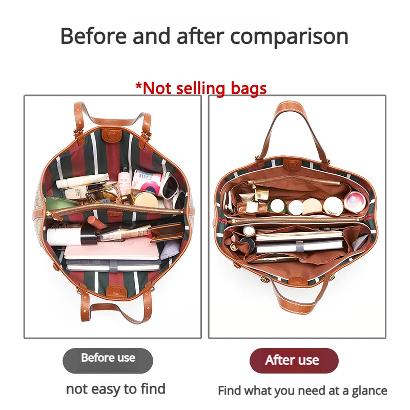 Сумка-органайзер, вставка для эмблемы GG M, модная водонепроницаемая прочная сумка, поддержка хранения, внутренняя модификация, аксессуары для сумки