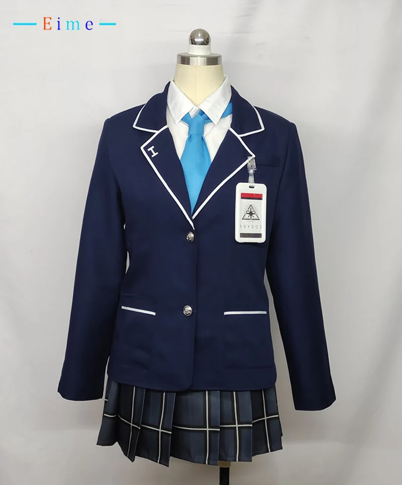 Game Blue Archive Kuromi Serika Cosplay Costume Japanese High School Uniform Jk Dress Suit Coat Shirt Skirts Custom Made