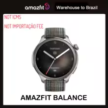 Amazfit equilíbrio 46mm smartwatch 1.5 display amoled 14 dias de vida útil da bateria 150 + modos esportivos para android ios telefone zepp os 3.0