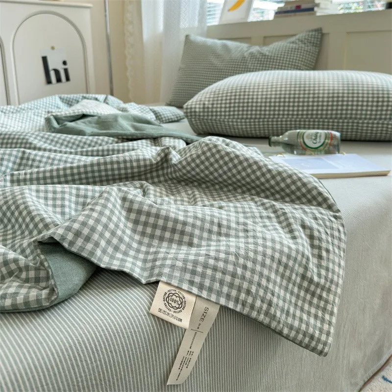 

High Quality Skin Friendly Fabric Ab Double-Sided Printed Spring Summer Cloud Blanket Multifunctional Thin Quilt