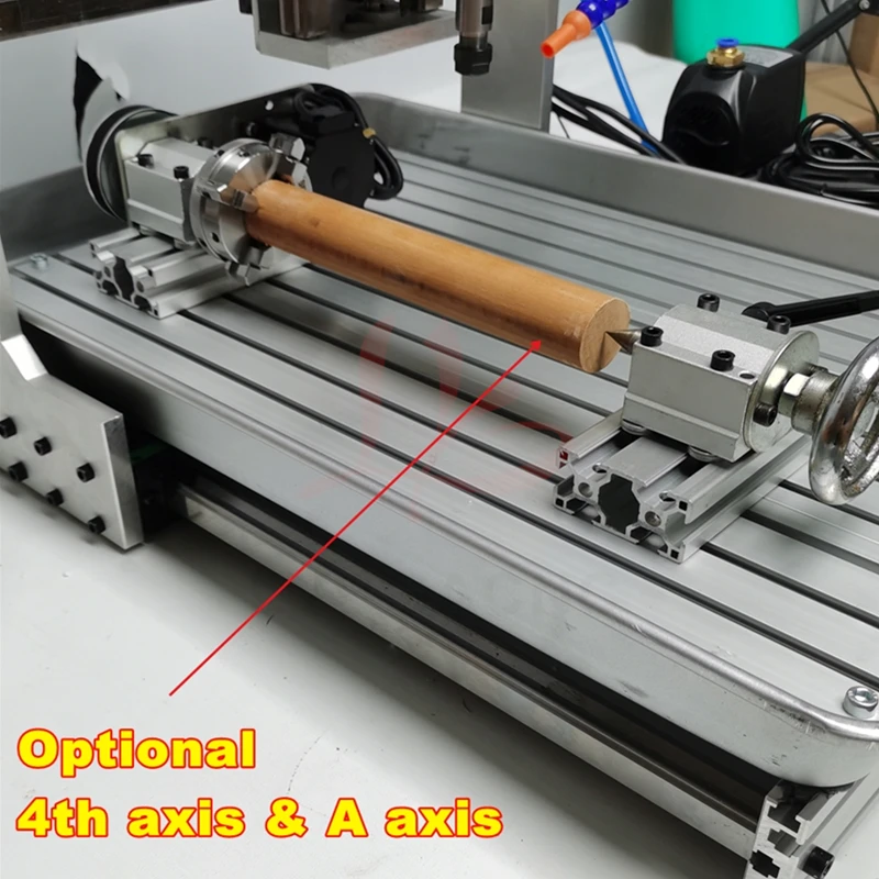 Imagem -04 - Cnc Router 6040 Fresadora 3040 Cortador de Gravura em Madeira e Axis Water Cooling Metal Gravador com Tanque de Água 2200w 1500w