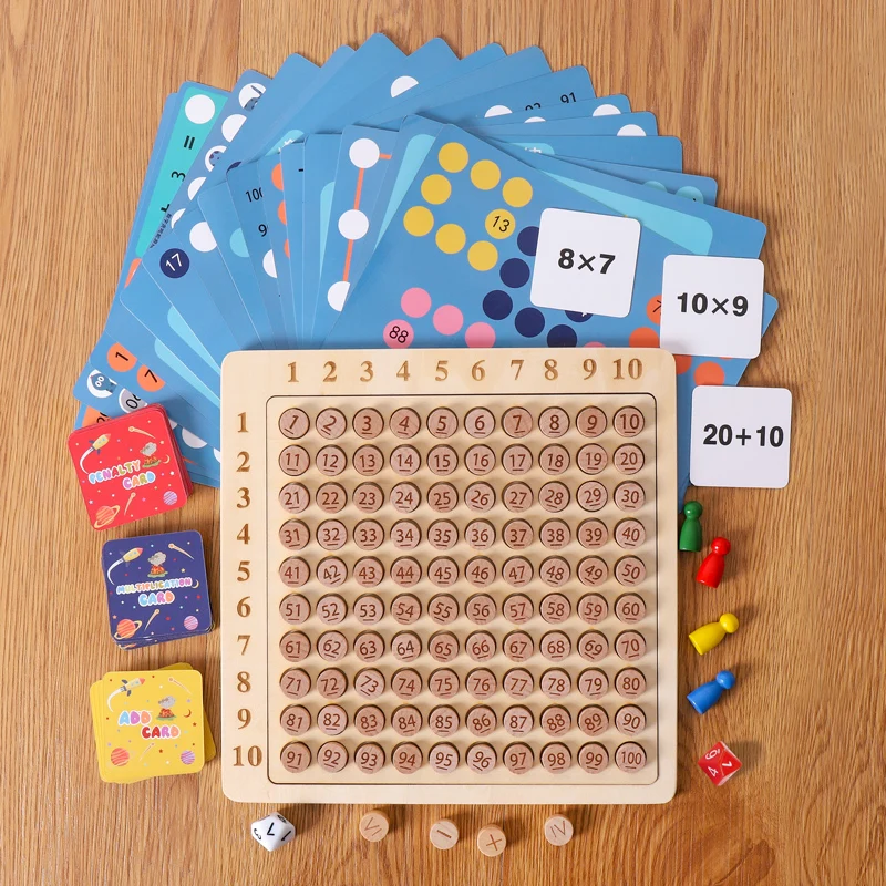Juguetes de rompecabezas de matemáticas para niños, juegos de mesa multijugador, memoria rápida, entrenamiento de desarrollo de inteligencia, ayudas para el aprendizaje