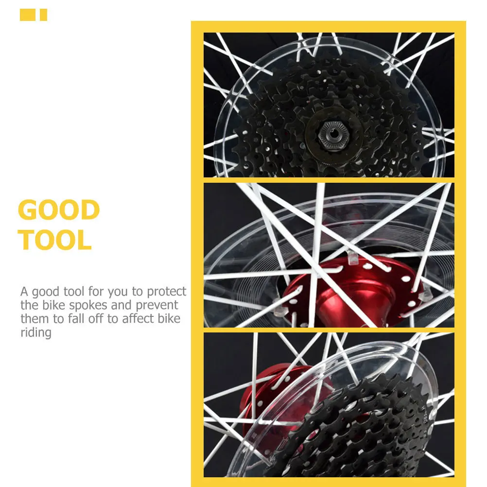 

2pcs Flywheel Guard For Mountain Bike Road Bike Lightweight Plastic Cover Dirt-Proof Rear Hub Protector Sturdy Chain Guard