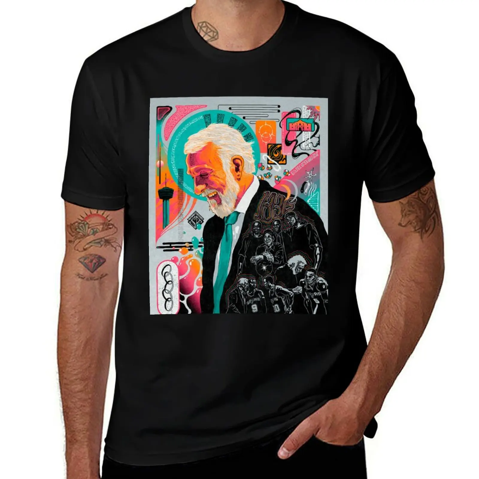 

Gregg Popovich Classic T-Shirt t shirts cotton 100% t shirts for man cotton T-Shirt