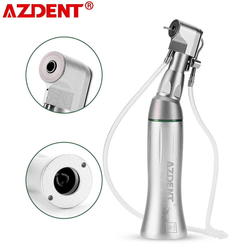 

AZDENT Dental 20:1 Reduction Implant Contra Angle Low Speed Handpiece Latch Type External Internal Water Spray Dentistry Tools