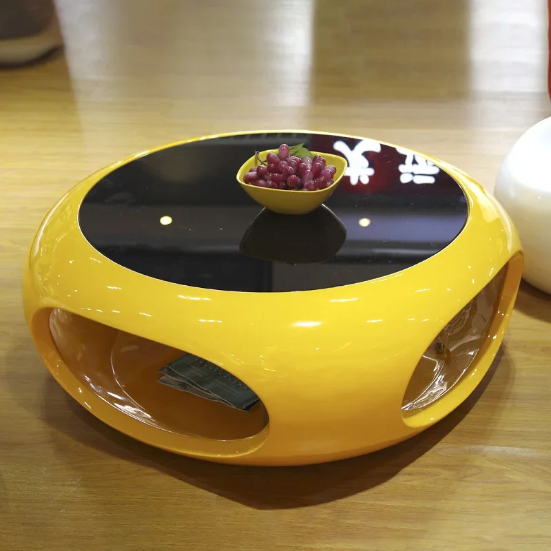 

Egg-shaped coffee table Public art furniture Coffee table Living room Family garden Outdoor coffee table