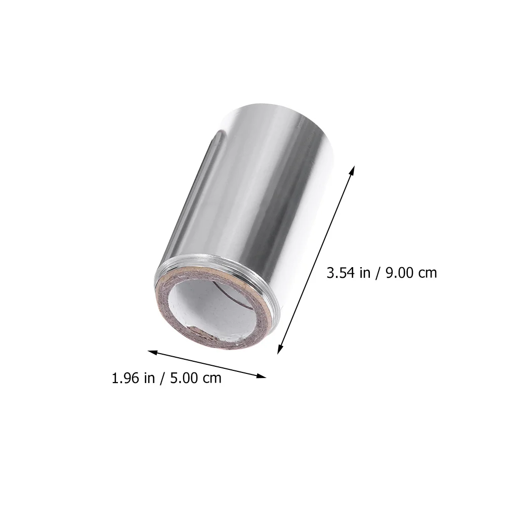 2 rollos de papel de aluminio para teñir el cabello, papel de aluminio para permanente de salón, acondicionamiento profundo, suministros de peluquería, herramienta para resaltar el cabello