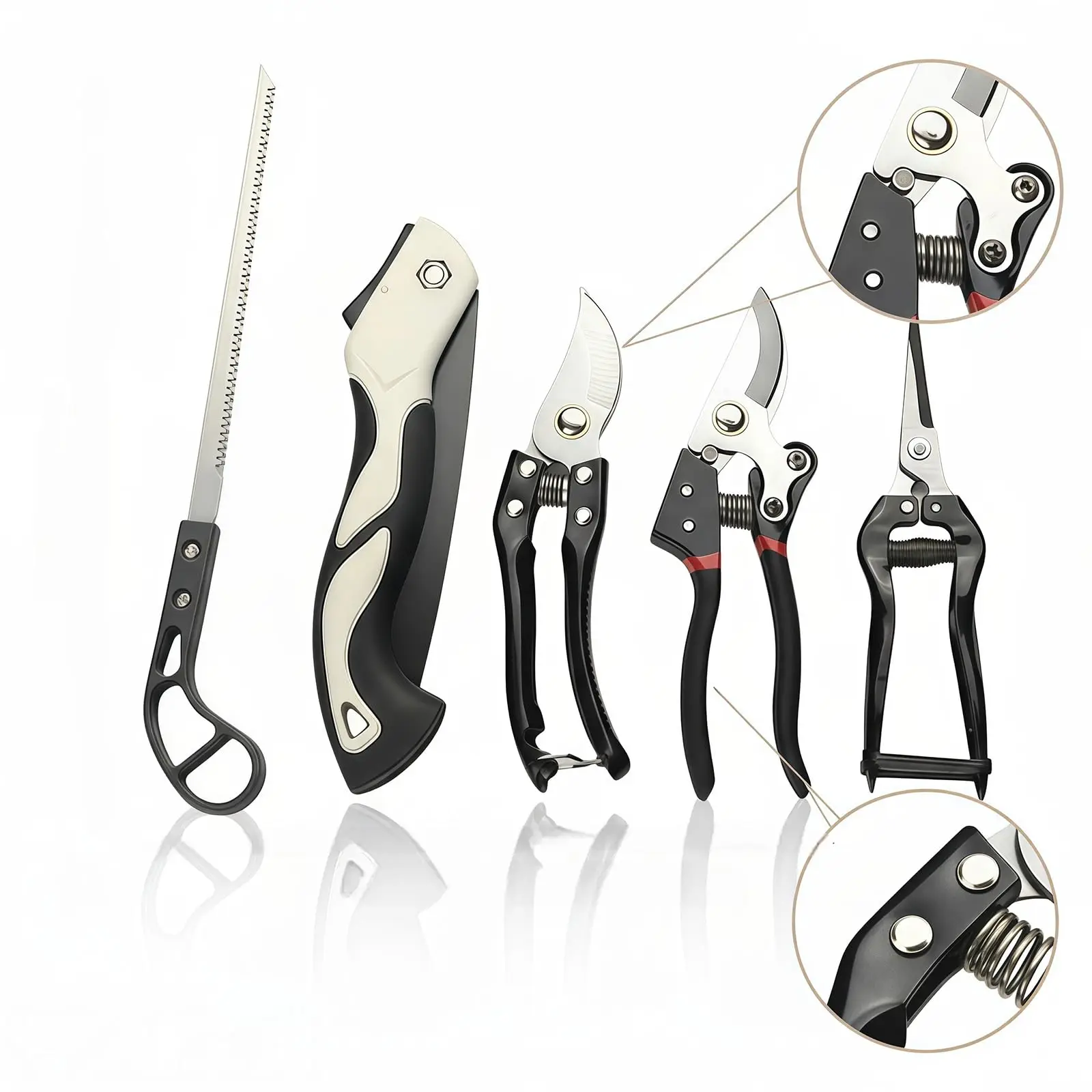 5-piece-gardening-tool-set-3-pruning-shears-2-folding-saws-with-razor-sharp-stainless-steel-blades-for-tree-trimming-branch