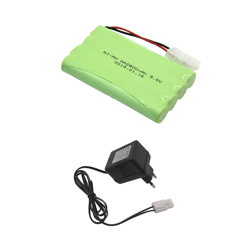 9.6V 2800mAh NI-MH battery with USB charger for RC toys 9.6v battery group Kep-2p Plug/Tamiya plug high capacity nimh batteries