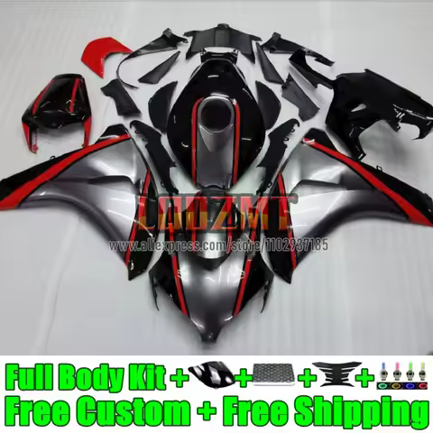 Injection Frame For HONDA CBR1000 CBR 1000RR 1000 RR CC 119No.11 CBR1000RR Red silvery 2008 2009 2010 2011 08 09 10 11 Fairing