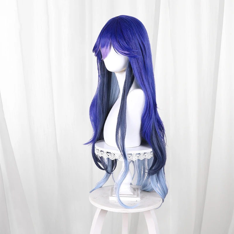Game Wuthering Waves Lucilla Cosplay Wig Purple Gradient Long Hair Lucilla  Role Play Wig Prop For Hallowmas Party Adult Women