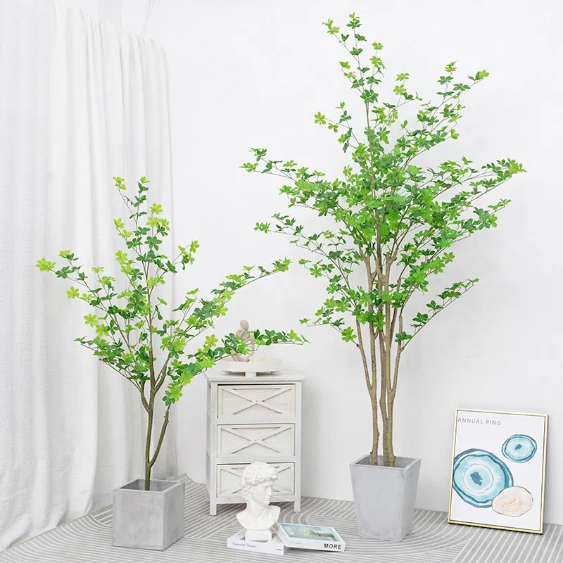 Nordic wind simulation green plant Japanese hanging bell plant horse drunk wood simulation plant