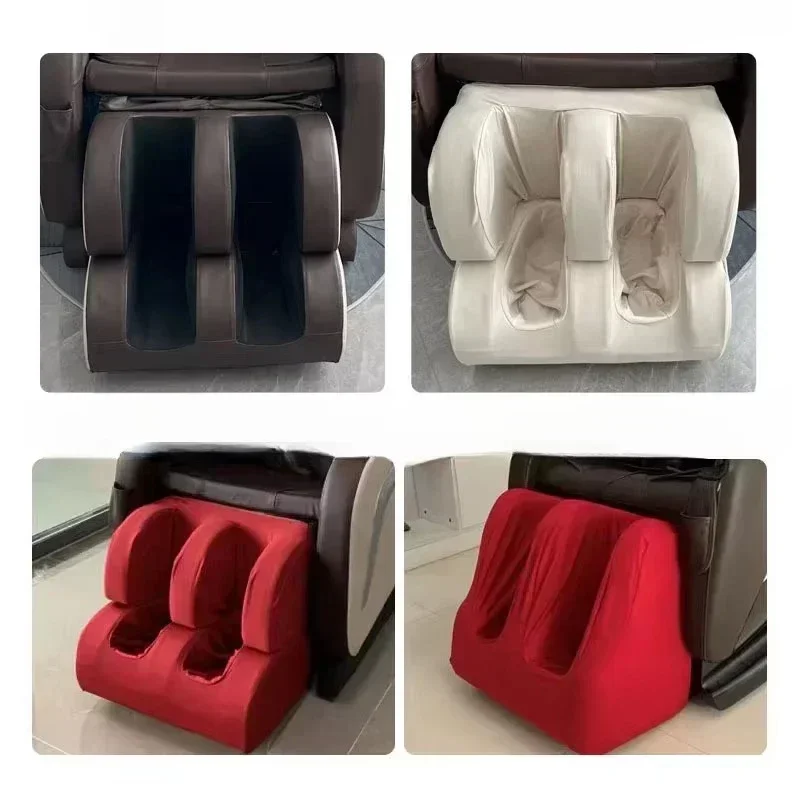 2Pcs Set Massage Chair Foot Covers - Soft Stretch Fabric, Washable Upper & Lower Body Protective Cover Home Decor