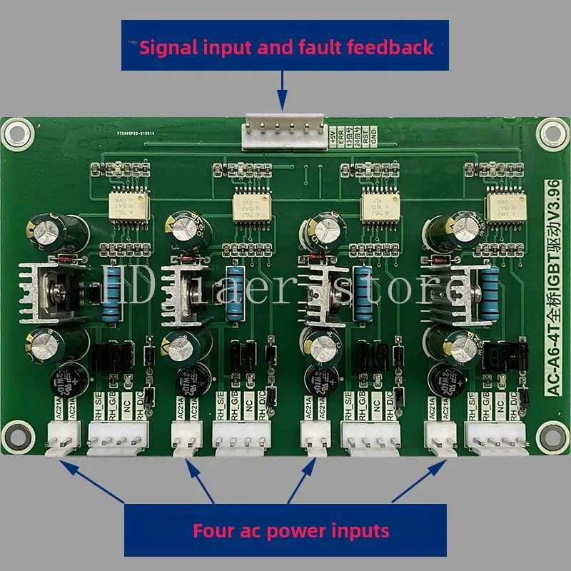 

Universal Four-Channel IGBT Inverter H-Bridge Drive Board – Isolated Design with Overcurrent Protection