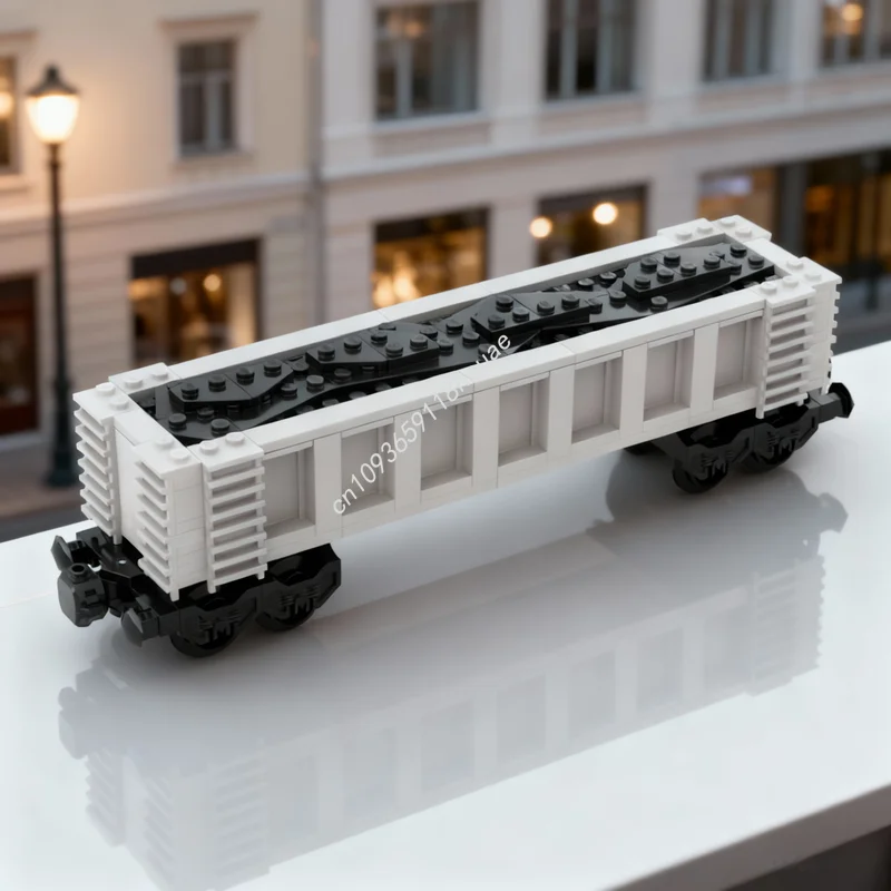 

177pcs MOC City Trains Gondola Car Model Building Blocks Construction Creative Education Toys Idea Brick Christmas Gifts Kids